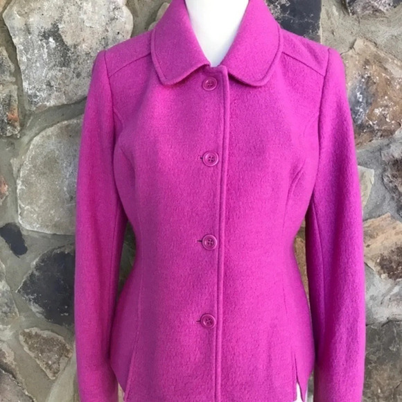 NWOT Pendelton Pink Wool Jacket XS - Picture 1 of 4